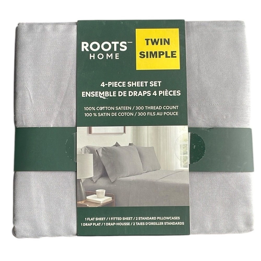 Roots Home -  4-Piece Sheet Set